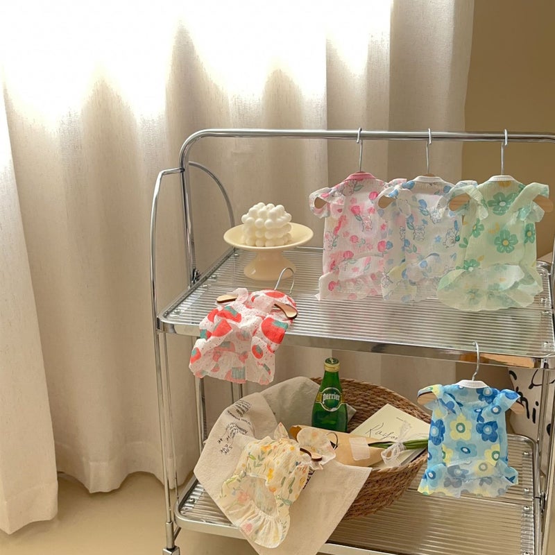 Dog Summer Breathable Dress Big Dog Clothes Cat Teddy Koki Golden Hair Small Medium And Large Dog Skirt - Image 3